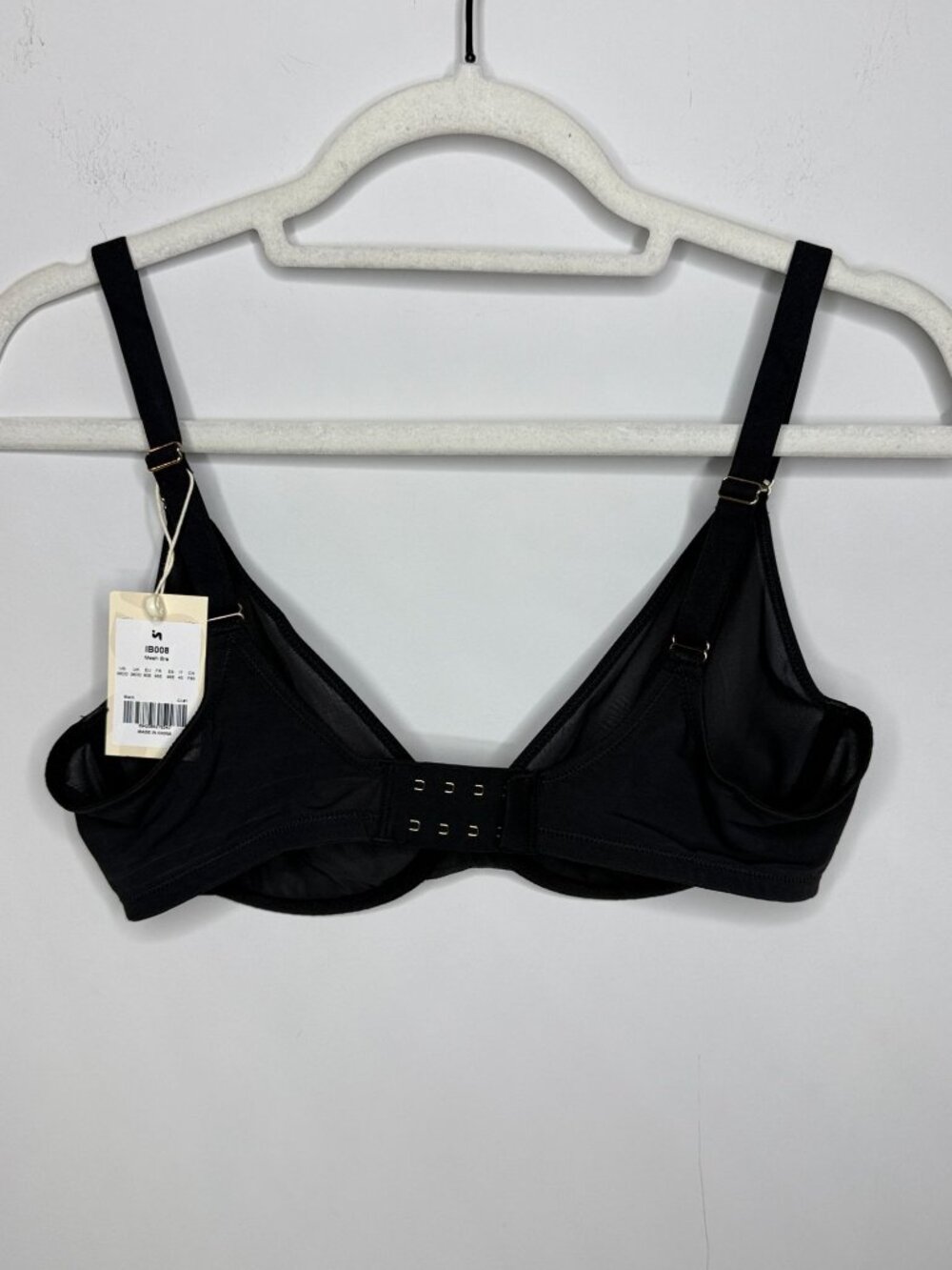 Inlyric 36DD Black Sheer Mesh Unlined Underwire Bra - Picture 4 of 8